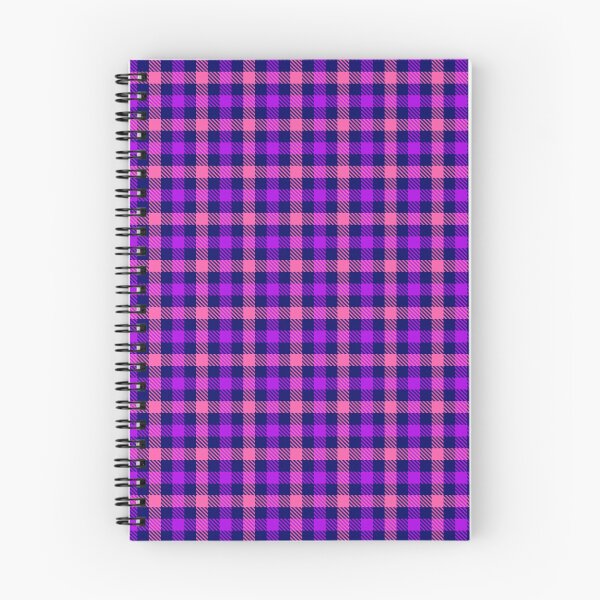 Item preview, Pink And Purple Gingham Check Navy Blue  designed and sold by PatternTitan.