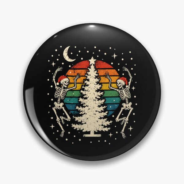 Item preview, Retro Skeleton Christmas Tree Holiday Party  designed and sold by Moizento.