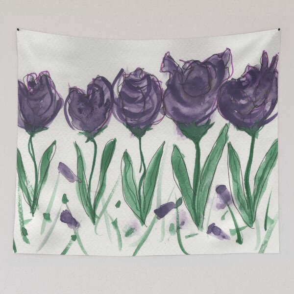 Item preview, Purple Tulips designed and sold by SunnyOneStudio.