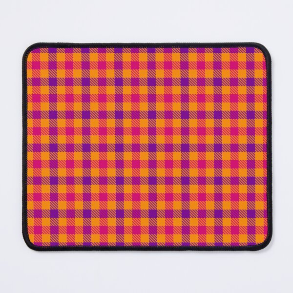 Item preview, Pink And Purple Gingham Check Orange designed and sold by PatternTitan.