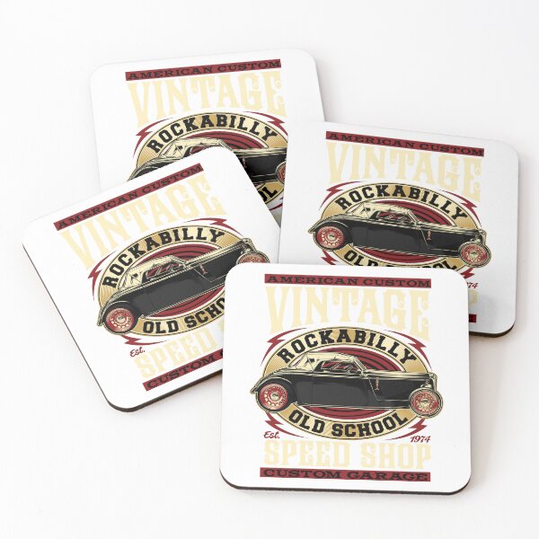 Item preview, American Custom Vintage Rockabilly Old School Speed Shop designed and sold by heedooppod.