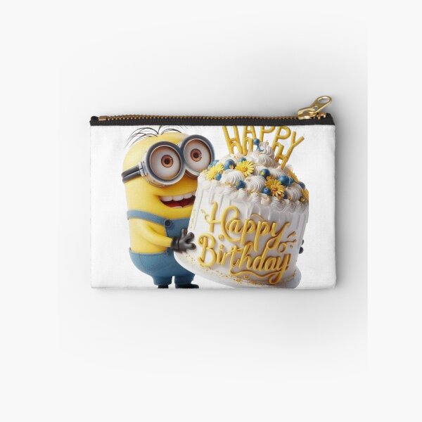 Item preview, Happy Birthday Minion – Birthday Cake Celebration Design designed and sold by 4U---Store.