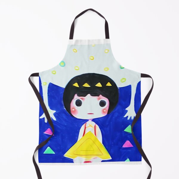 Item preview, Niña flotando con triángulos amarillos designed and sold by Ronanisove.