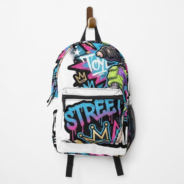 Item preview, "Street Monster" Labubu-Inspired Skateboarder Sticker Design – Kawaii Streetwear Graphic designed and sold by CreativeNest Prints.