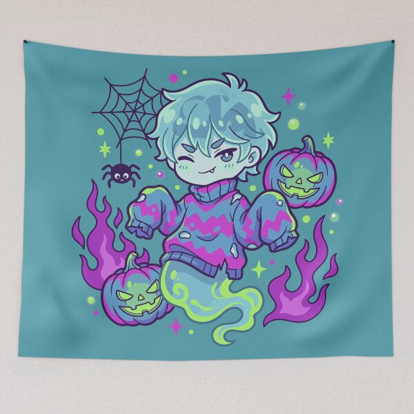 Item preview, Cute Kawaii Anime Ghost Boy designed and sold by JEMAR Designs.