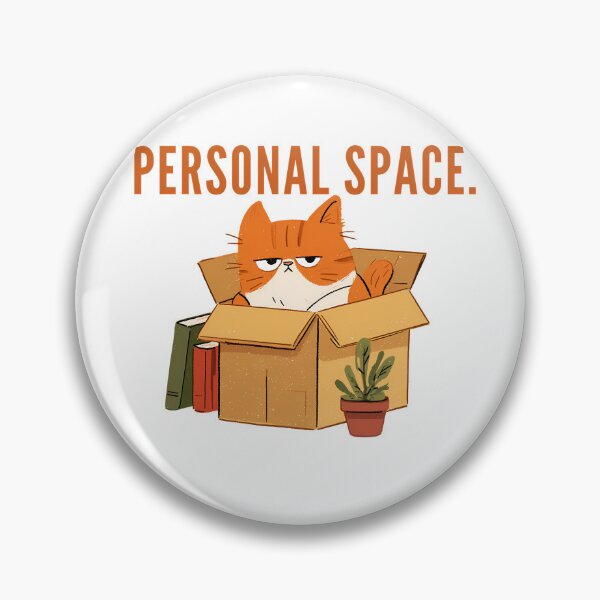 Item preview, Personal Space Grumpy Cat In Box designed and sold by 123Long.