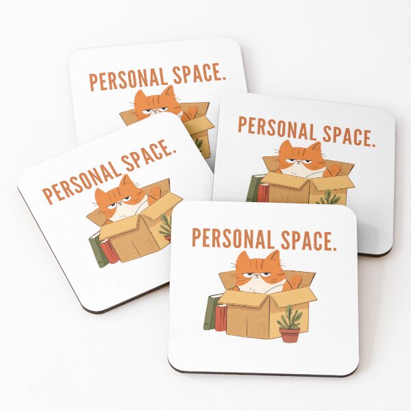 Item preview, Personal Space Grumpy Cat In Box designed and sold by 123Long.