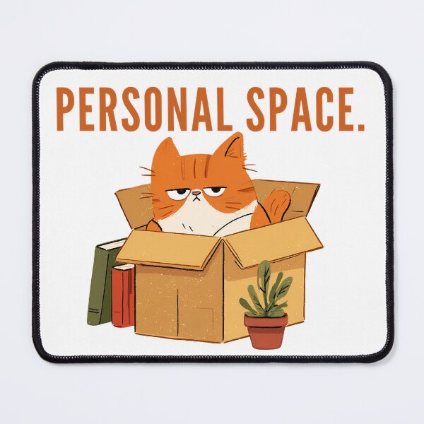 Item preview, Personal Space Grumpy Cat In Box designed and sold by 123Long.