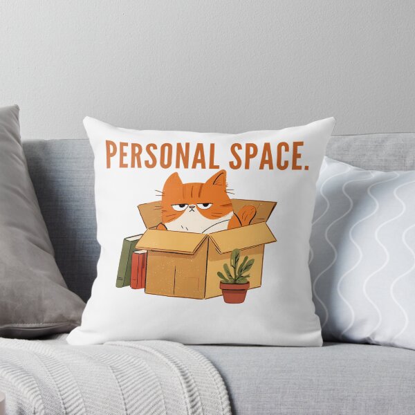 Item preview, Personal Space Grumpy Cat In Box designed and sold by 123Long.