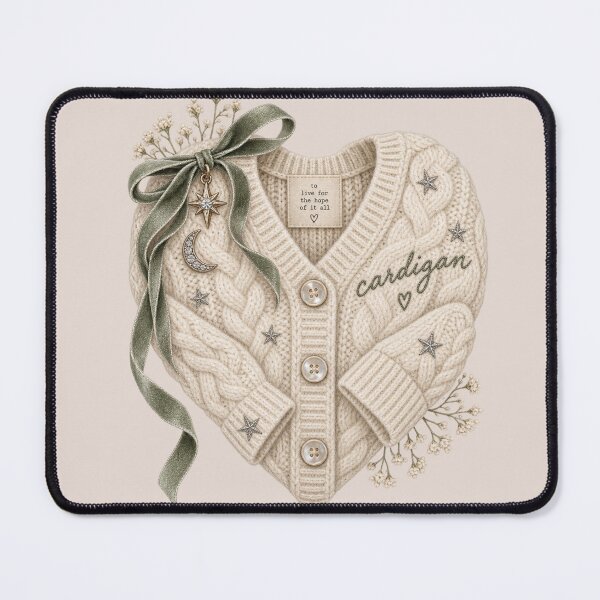 Item preview, Cardigan Taylor Swift Folklore Heart Sweater designed and sold by taylorvinyls.