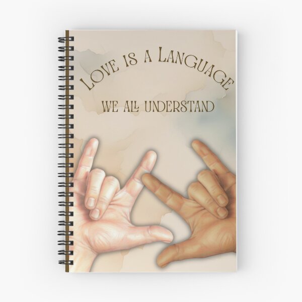 Item preview, Hand Signing I Love You in ASL, Love is a Language We All Understand designed and sold by JoyfulWhimsy.