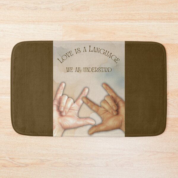 Item preview, Hand Signing I Love You in ASL, Love is a Language We All Understand designed and sold by JoyfulWhimsy.