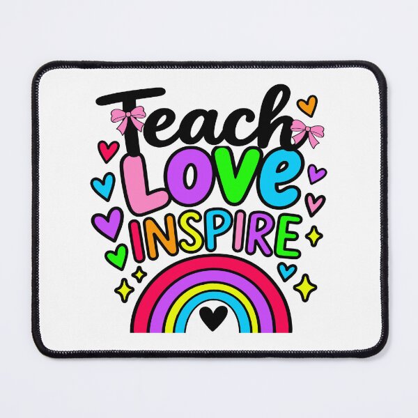 Item preview, teach love inspire school educate designed and sold by OCD_JESSICA.
