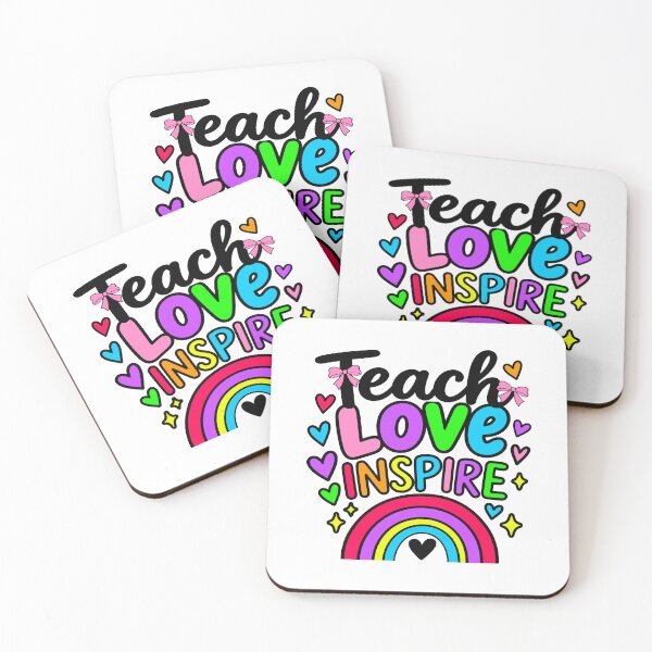 Item preview, teach love inspire school educate  designed and sold by OCD_JESSICA.