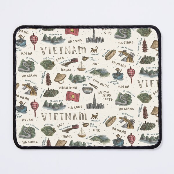 Item preview, Vietnam Landmarks designed and sold by Those Pencil Shavings.