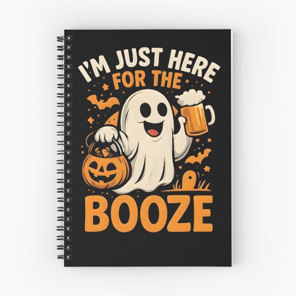 Item preview, I'm Just Here For The Booze Halloween Shirt designed and sold by KeyClothesline.