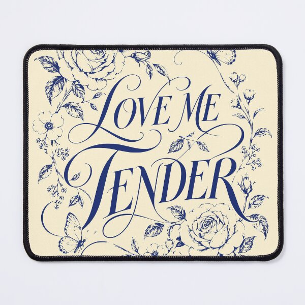 Item preview, Love Me Tender Botanical Word Art designed and sold by 89shirts.