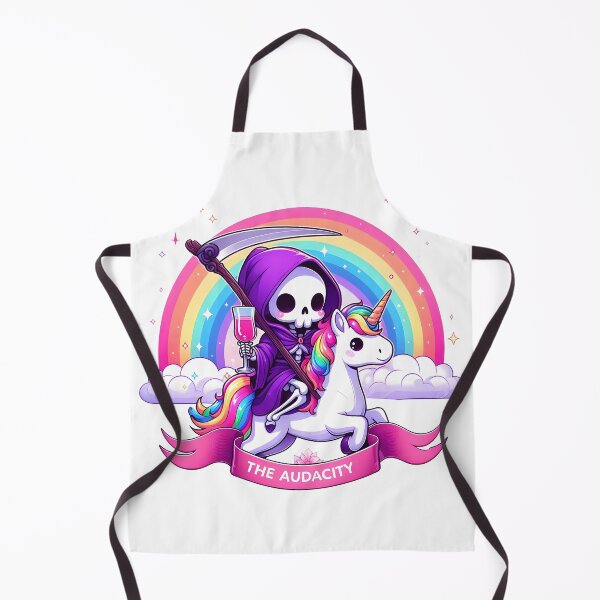 Item preview, The Audacity – Grim Reaper on Rainbow Unicorn designed and sold by Zebaiche.