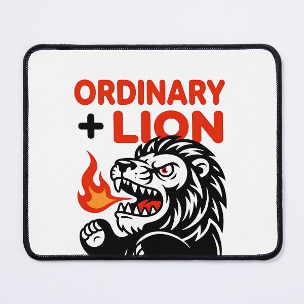 Item preview, Ordinary Lion Vintage Japanese Style Retro Graphic Art designed and sold by infinitearte.