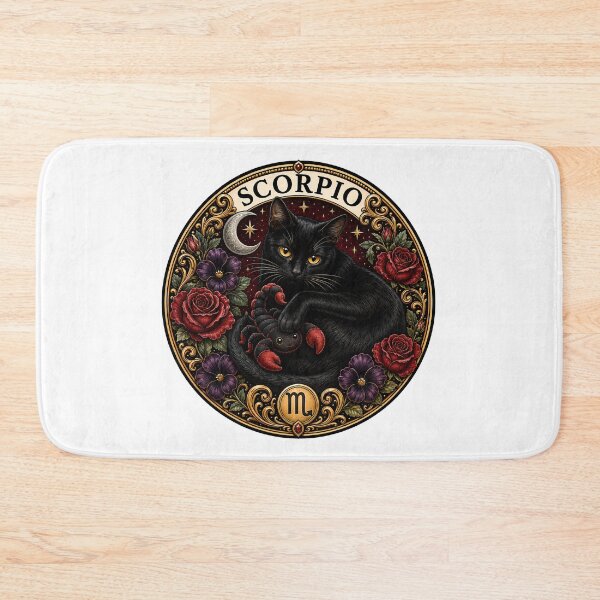 Item preview, Scorpio Black Cat Celestial Zodiac Toy designed and sold by Old's Cool Cat Studio.