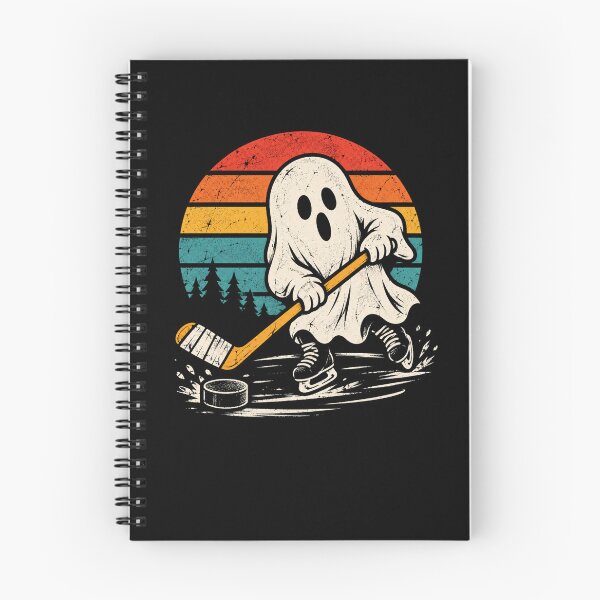 Item preview, Retro Ghost Hockey Player Vintage Ice Skate designed and sold by Moizento.