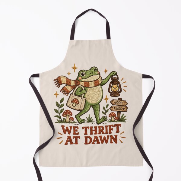 Item preview, Frog Thrifting, Funny Vintage Shopping Meme, Retro Frog Lover designed and sold by Quiajia.