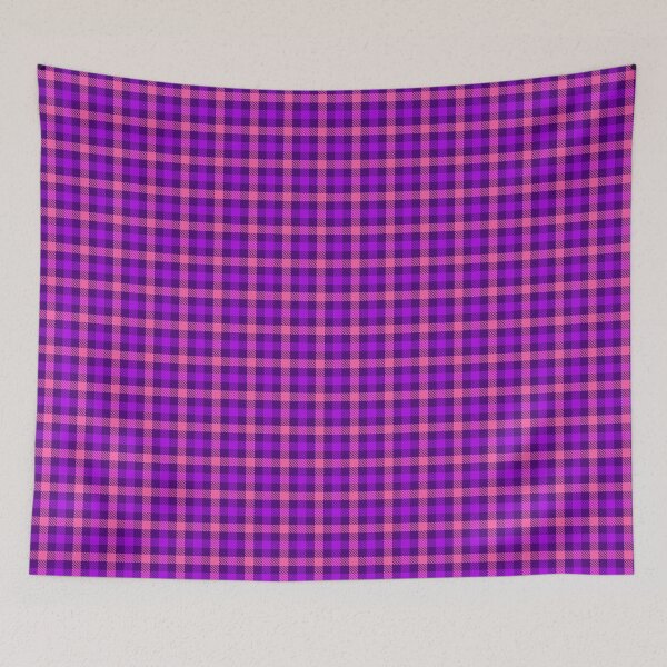 Item preview, Pink And Purple Gingham Check Purple  designed and sold by PatternTitan.