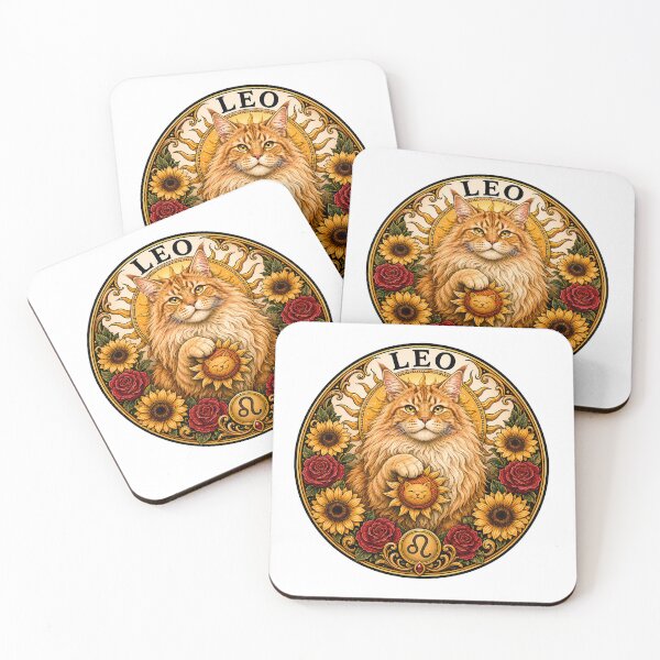 Item preview, Leo Cat Celestial Zodiac Leo Sun designed and sold by Old's Cool Cat Studio.