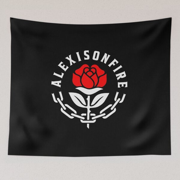 Item preview, ALEXISONFIRE MERCH NEW WHITE LOGO designed and sold by QekiFJCute.