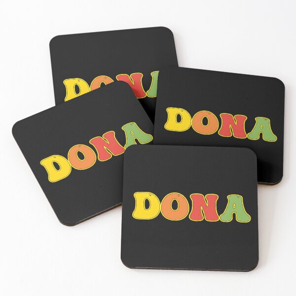 Item preview, ❤️ Dona Personalized Name Wavy Retro Shirt, Coffee Mug, Sticker Gift designed and sold by HelixPedia.