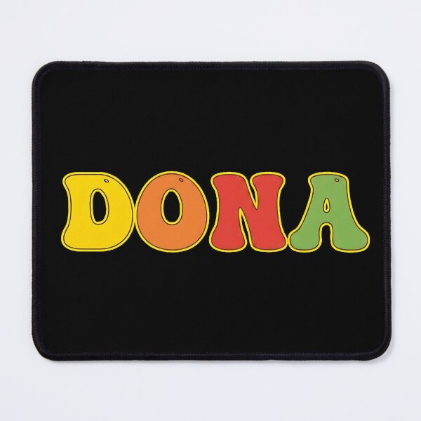 Item preview, ❤️ Dona Personalized Name Wavy Retro Shirt, Coffee Mug, Sticker Gift designed and sold by HelixPedia.