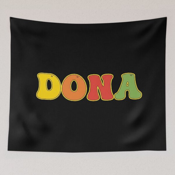 Item preview, ❤️ Dona Personalized Name Wavy Retro Shirt, Coffee Mug, Sticker Gift designed and sold by HelixPedia.