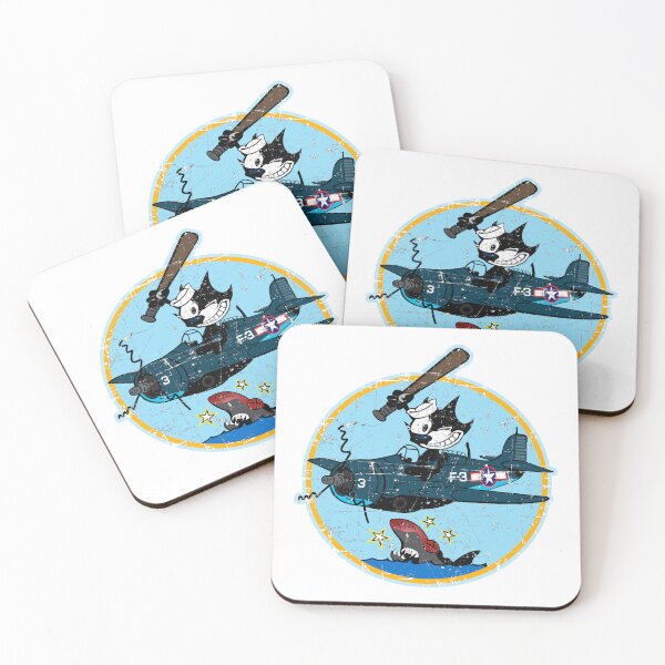 Item preview, VF-3 Grumman F4F Wildcat - Grunge Style designed and sold by pzd501.