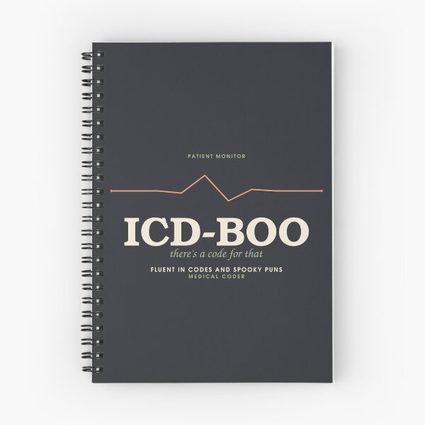 Item preview, ICD-Boo — Medical Coder Halloween Stamp designed and sold by SlowMadeShelf.