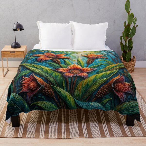 Item preview, Amazon Tropical Flower – Contemporary Botanical Art designed and sold by BrazilArtShop.