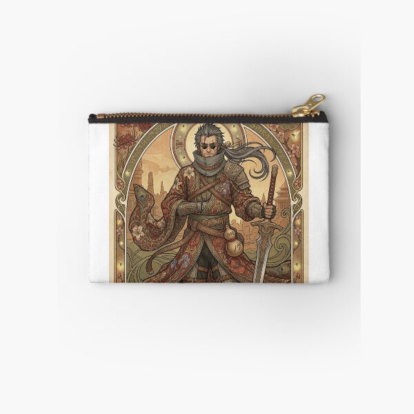 Item preview, Auron in the style of Alphonse Mucha designed and sold by Solace Sparkles.
