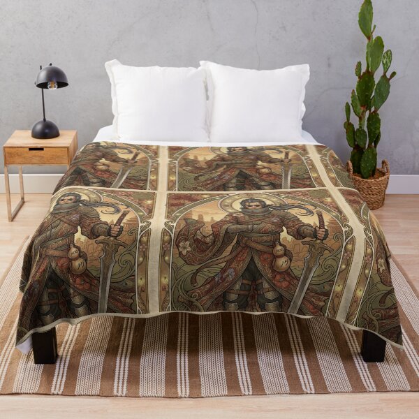Item preview, Auron in the style of Alphonse Mucha designed and sold by Solace Sparkles.