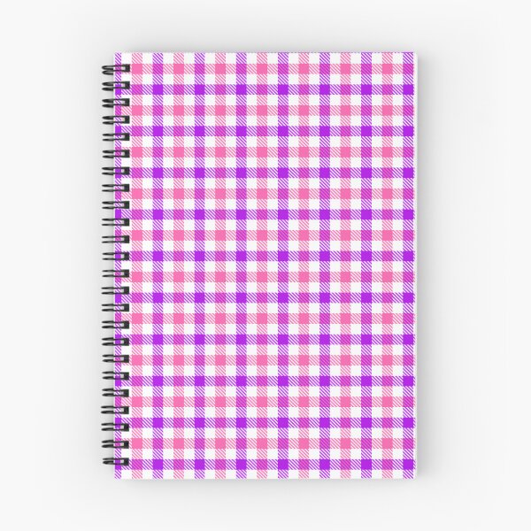 Item preview, Pink And Purple Gingham Check White  designed and sold by PatternTitan.