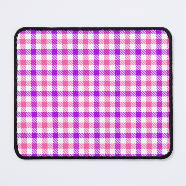 Item preview, Pink And Purple Gingham Check White  designed and sold by PatternTitan.