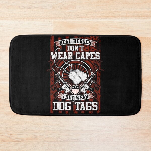 Item preview, Real Heroes Don't Wear Capes They Wear Dog Tags Military designed and sold by heedooppod.