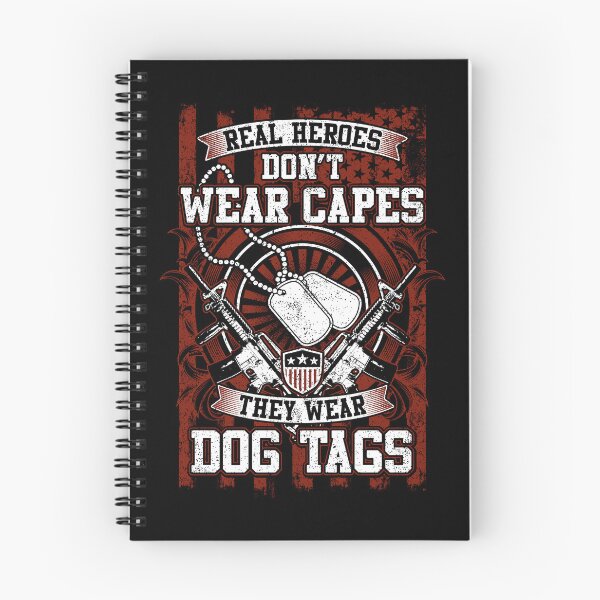 Item preview, Real Heroes Don't Wear Capes They Wear Dog Tags Military designed and sold by heedooppod.