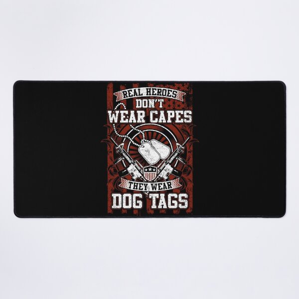 Item preview, Real Heroes Don't Wear Capes They Wear Dog Tags Military designed and sold by heedooppod.