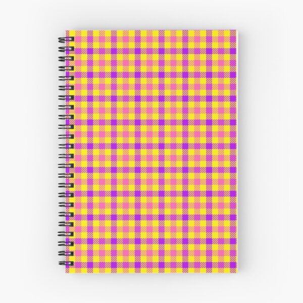 Item preview, Pink And Purple Gingham Check Yellow  designed and sold by PatternTitan.