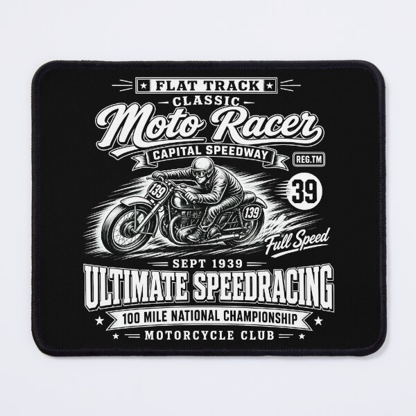 Item preview, Vintage 1939 Flat Track Classic Moto Racer designed and sold by TshirtsOnline-.