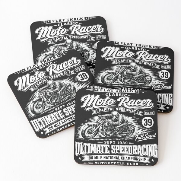 Item preview, Vintage 1939 Flat Track Classic Moto Racer designed and sold by TshirtsOnline-.