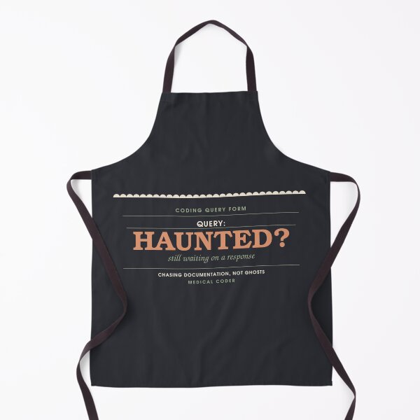 Item preview, Query: Is It Haunted? — Medical Coder Halloween Badge designed and sold by SlowMadeShelf.