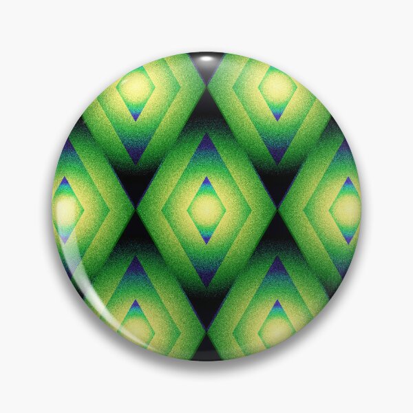 Item preview, Diamonds – Abstract Radiant Geometric Argyle & Cosmic Green Noise Pattern designed and sold by BrokenBill.