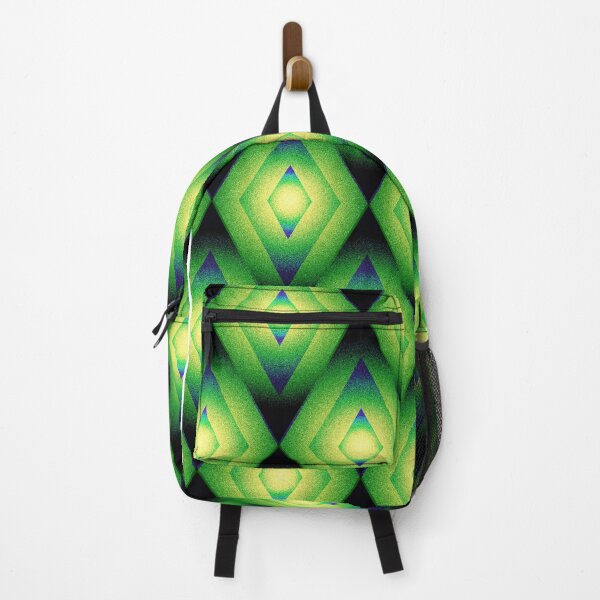 Item preview, Diamonds – Abstract Radiant Geometric Argyle & Cosmic Green Noise Pattern designed and sold by BrokenBill.