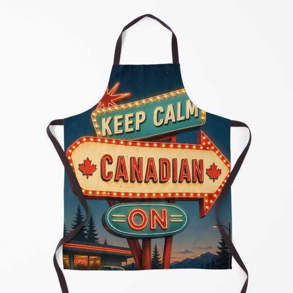 Item preview, Vintage Neon Motel Sign Keep Calm Canadian On designed and sold by Sybille-Yates.