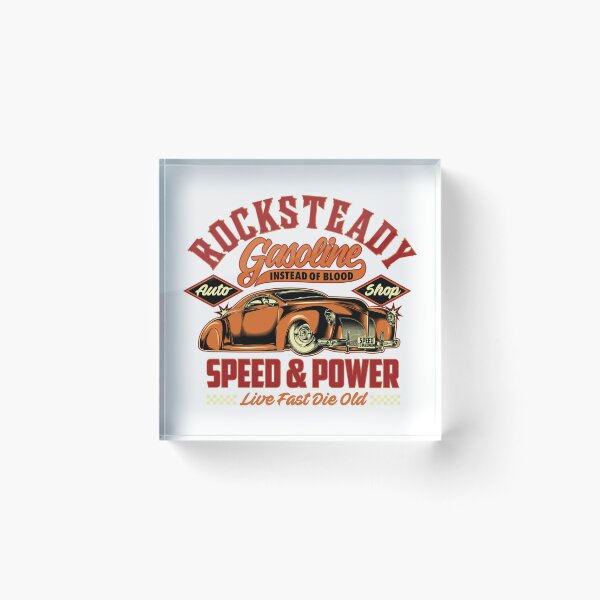 Item preview, Rocksteady Gasoline Speed & Power Vintage Hot Rod Leadfoot designed and sold by heedooppod.